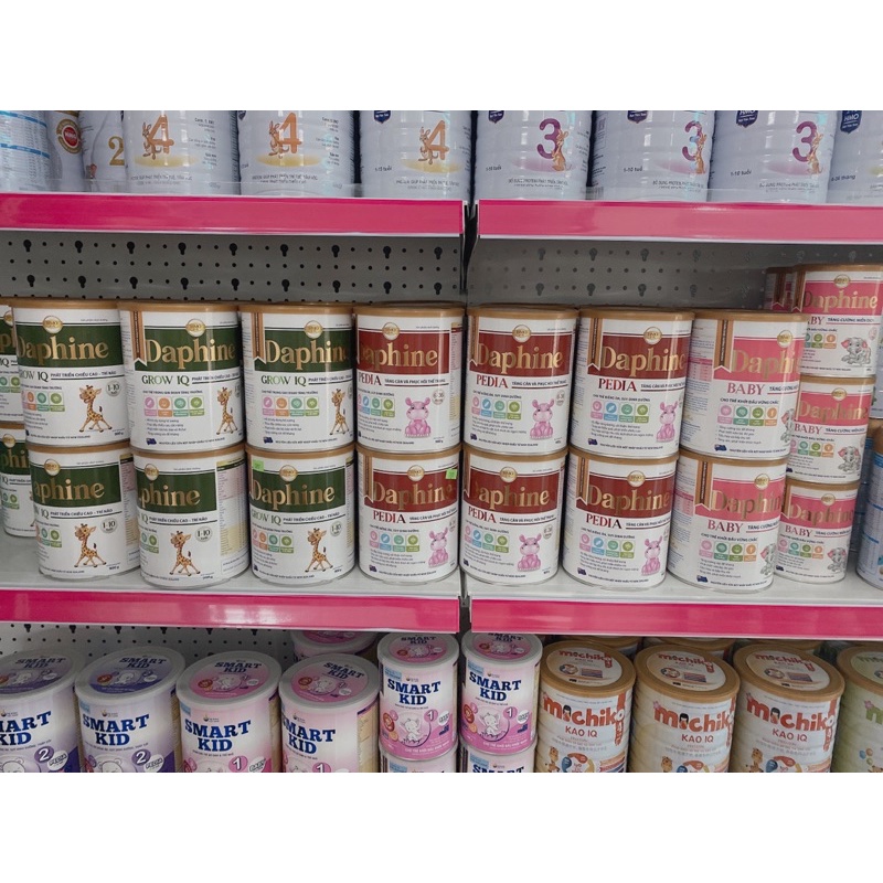 Hộp sữa Daphine của viện dinh dưỡng chuyên biệt cho trẻ nhẹ cân thấp còi 900g