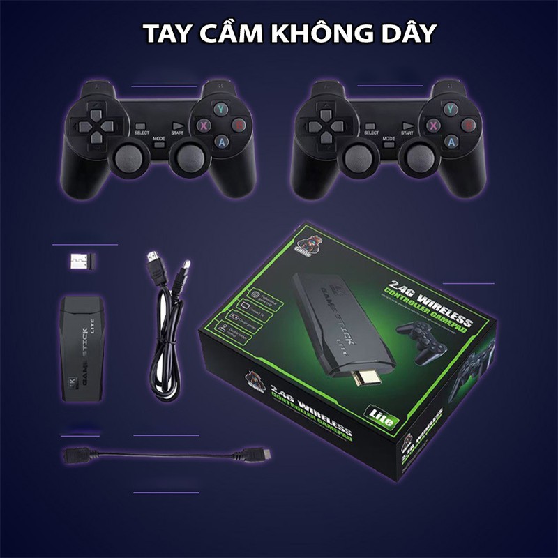 Máy chơi game cầm tay 4 nút HDMI 3500 trò chơi cổ điển PS1/Nitendo switch/FC Compact/FC [ Bốp Store New ]