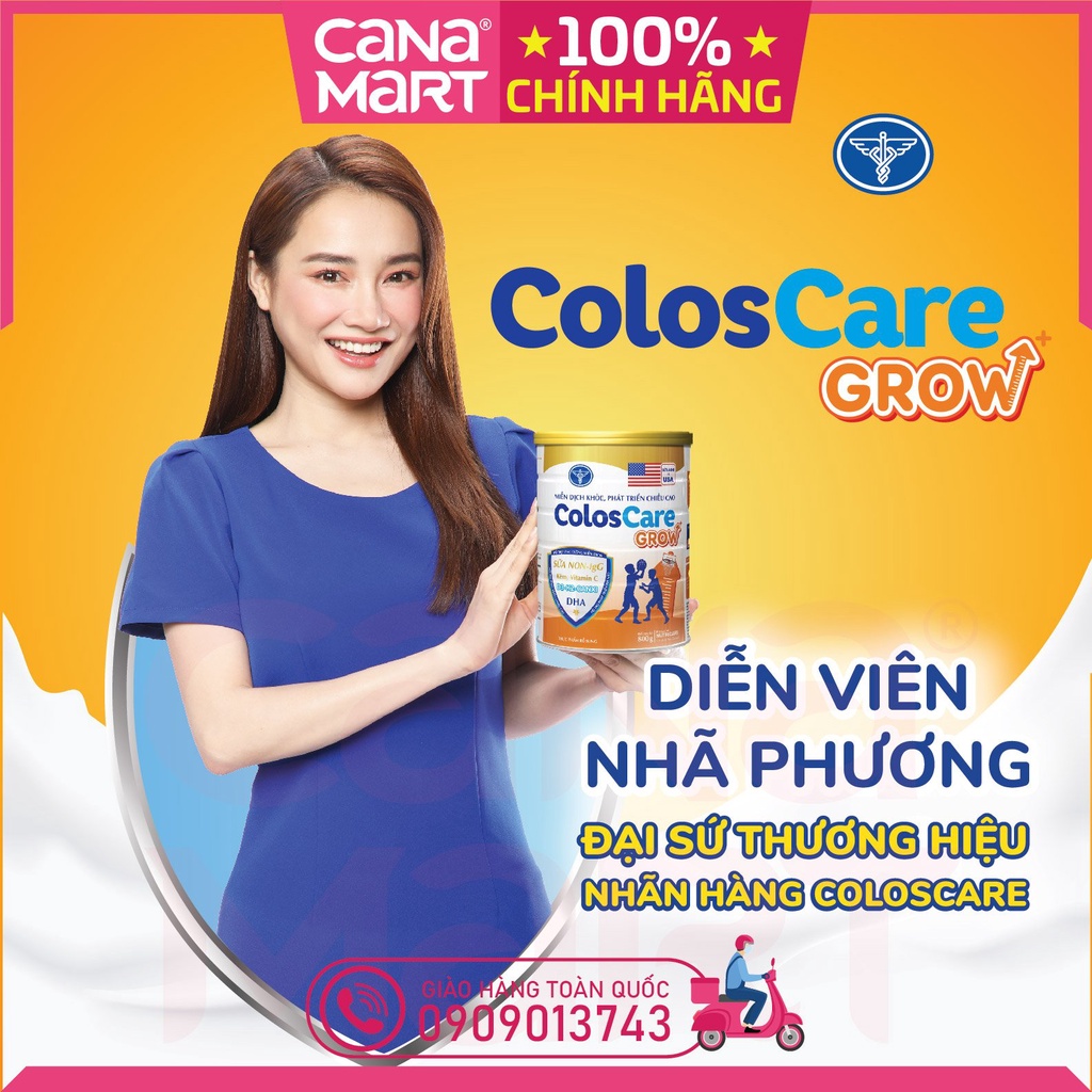 Sữa bột Coloscare GROW+ phát triển chiều cao tăng miễn dịch (800g)