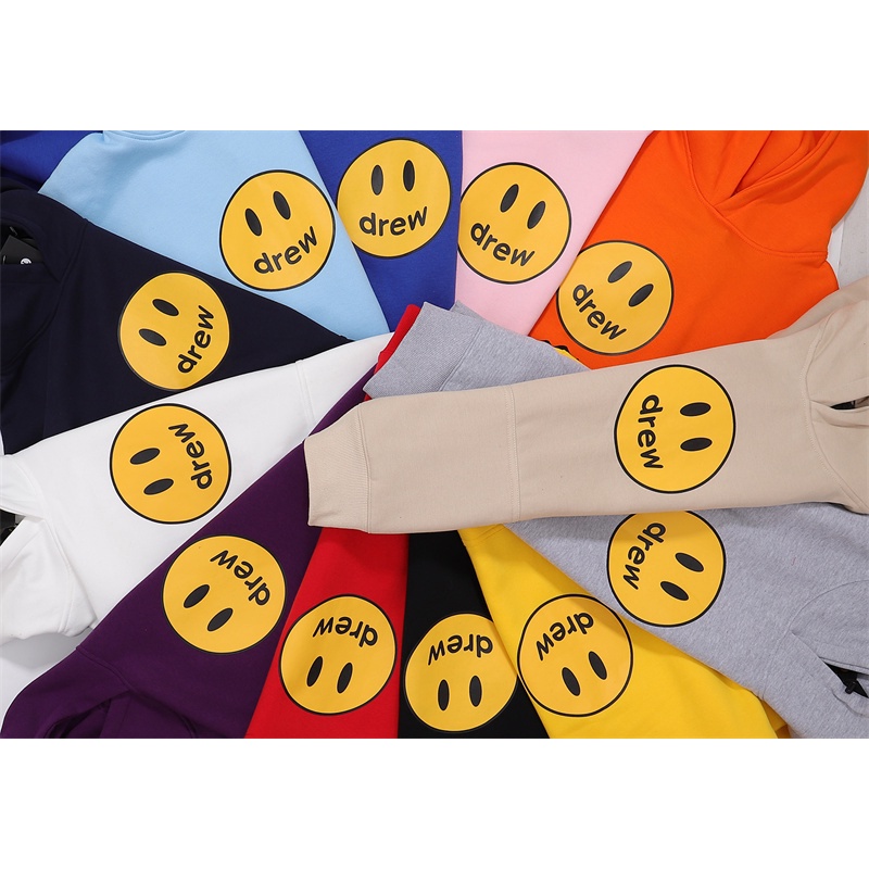 Áo hoodie Dáng Rộng In Hình Mặt Cười Phong Cách Cổ Điển Dành Cho Cả Nam Và Nữ