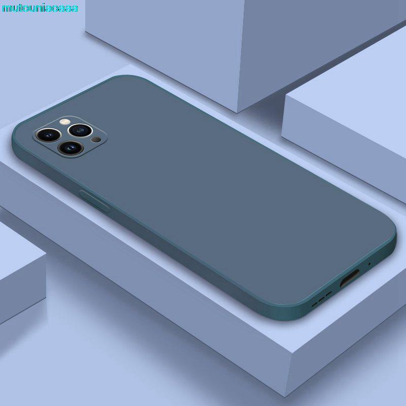 Ốp Điện Thoại Silicone Màu Trơn Cho iphone 6 6S 7 8 SE 2020 11 12 13 mini Pro Plus X XS XR MAX