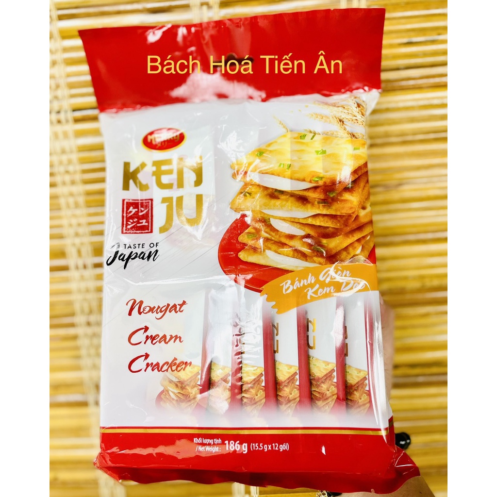 Bánh quy Richy KenJu giòn kem dẻo 186gr - 310gr - hương vị Nhật