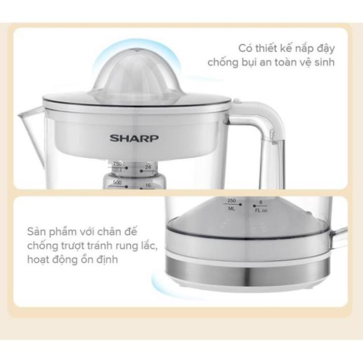 Máy vắt cam Sharp EJ-J407-WH 40W 0.75 lít - Bảo hành 12 tháng chính hãng