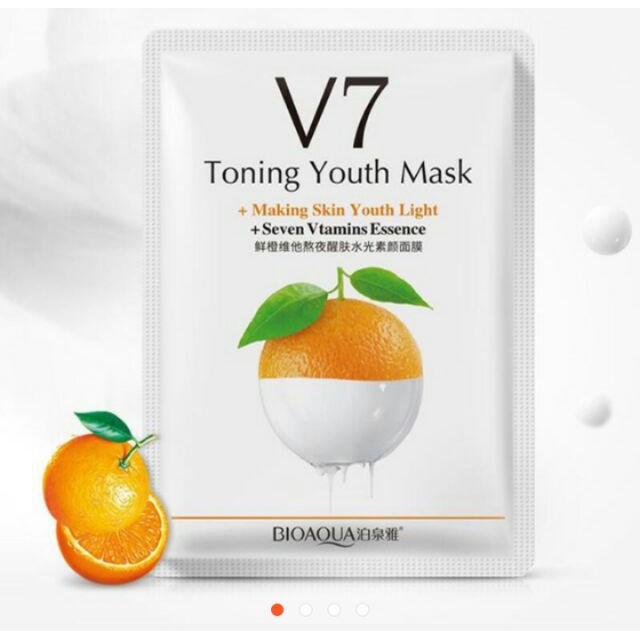 COMBO 10 MIẾNG Mặt nạ V7 Toning Youth Mask nội địa Trung BIOAQUA