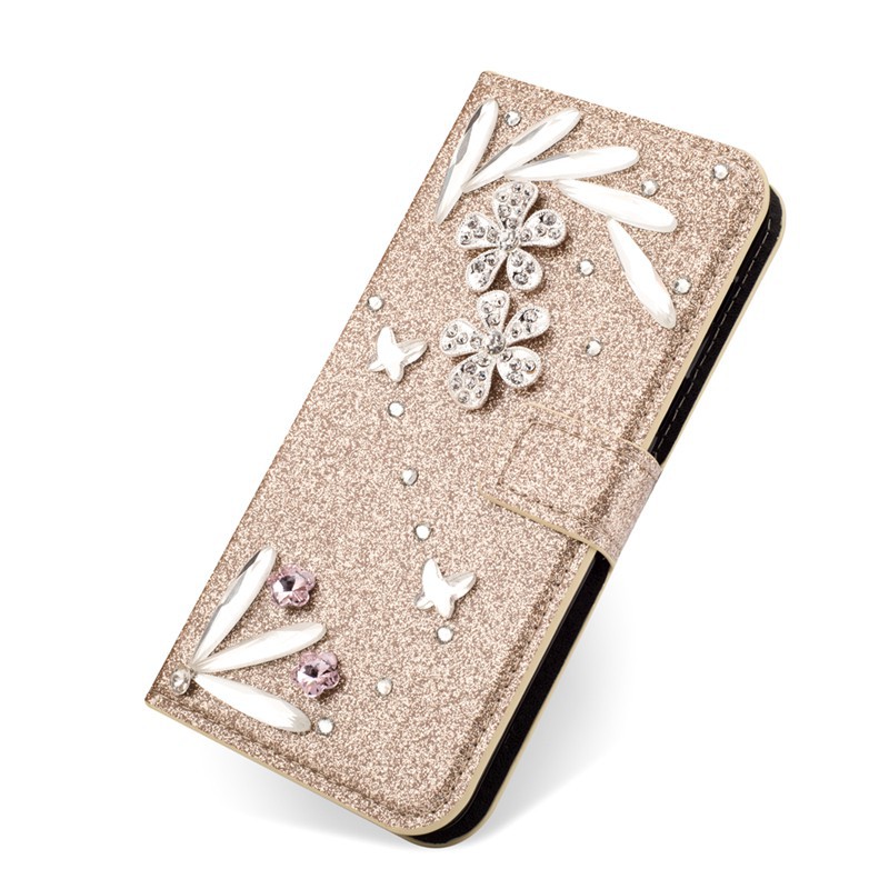Bao da điện thoại đính đá lấp lánh cho Samsung Galaxy J3 J5 J7 2016 | BigBuy360 - bigbuy360.vn