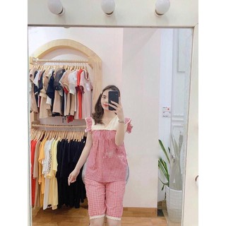Sét bộ katê lụa mát mẻ duyên dáng SBKT_002