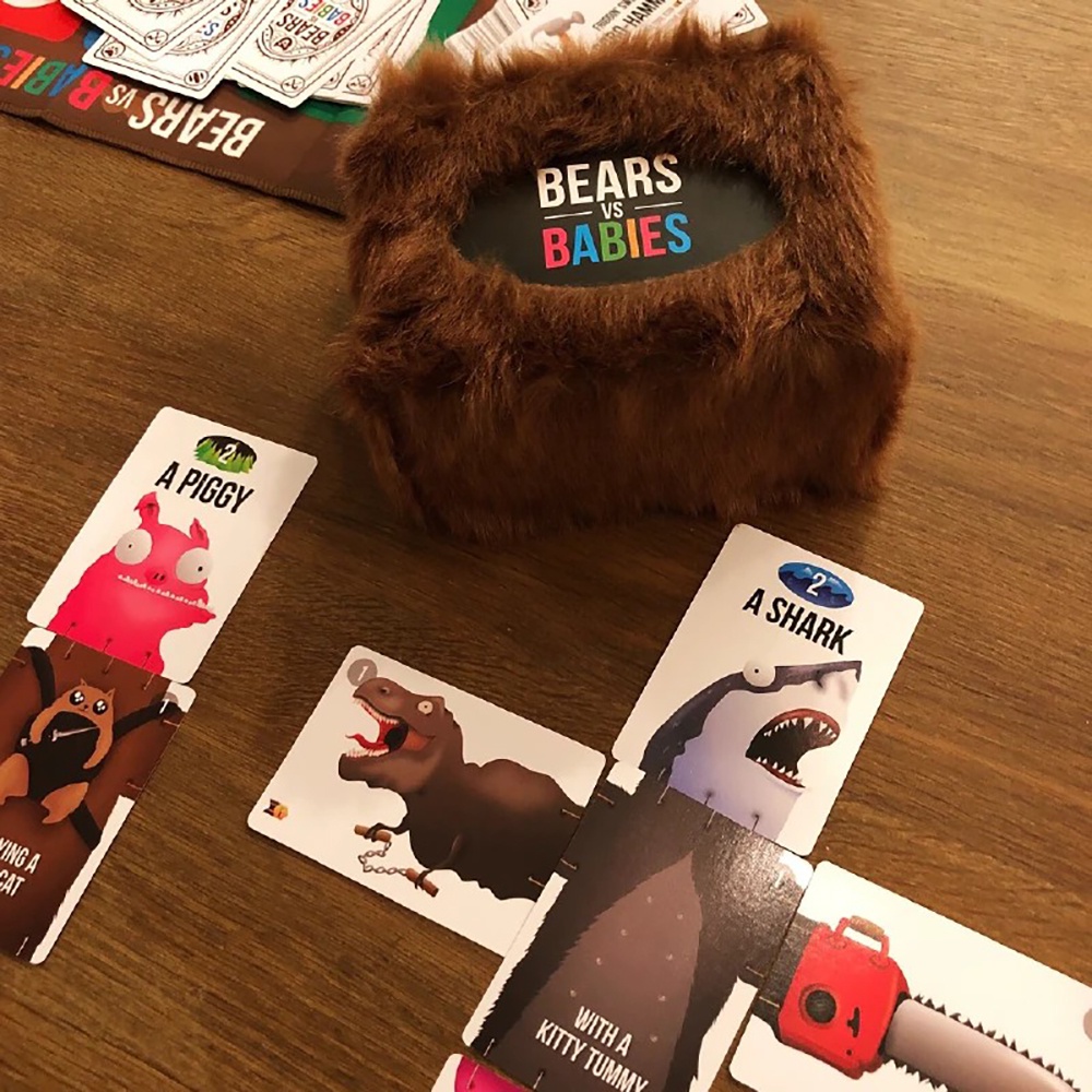 Card Game Bears Vs Babies Bộ thẻ bài trò chơi Đầu Gấu đại chiến Em Bé Board Game bóp nhau siêu bựa lầy BG24