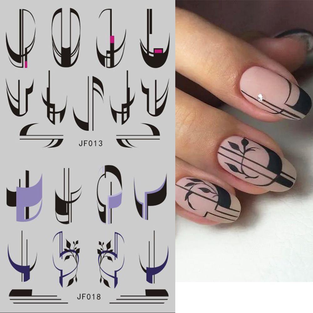 Miếng Dán Trang Trí Móng Tay 3D Thời Trang Tự Dính