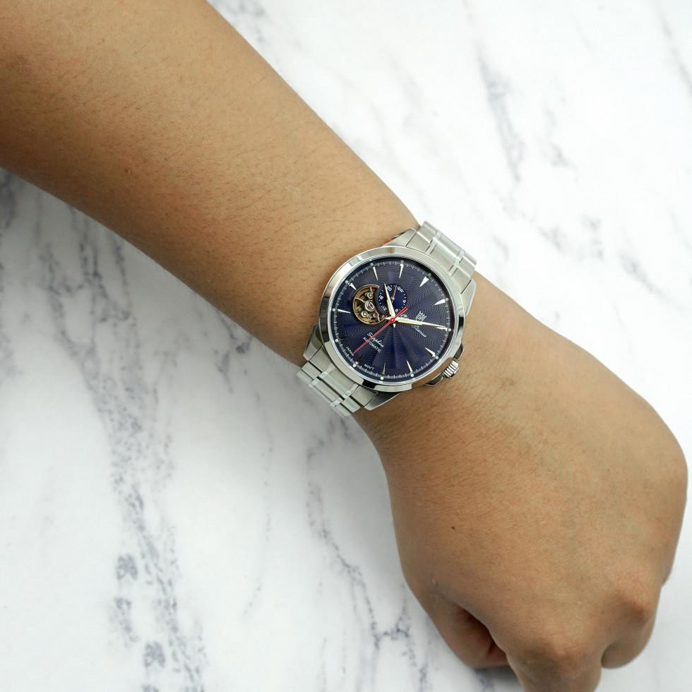 Đồng hồ nam dây kim loại Automatic Olym Pianus OP990-083 OP990-083AMS xanh