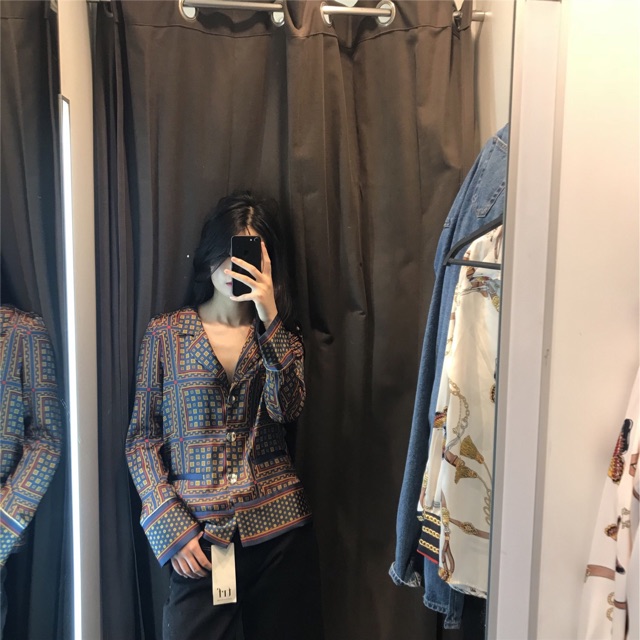 Áo sơ mi pyjama in hoa🌻🌻🌻