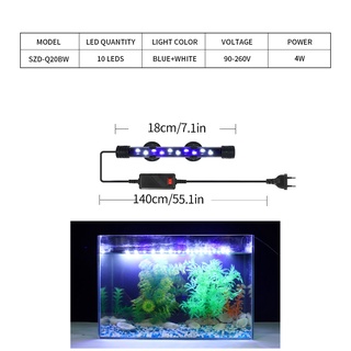 Đèn LED Chiếu Nhiều Màu Trang Trí Bể Cá