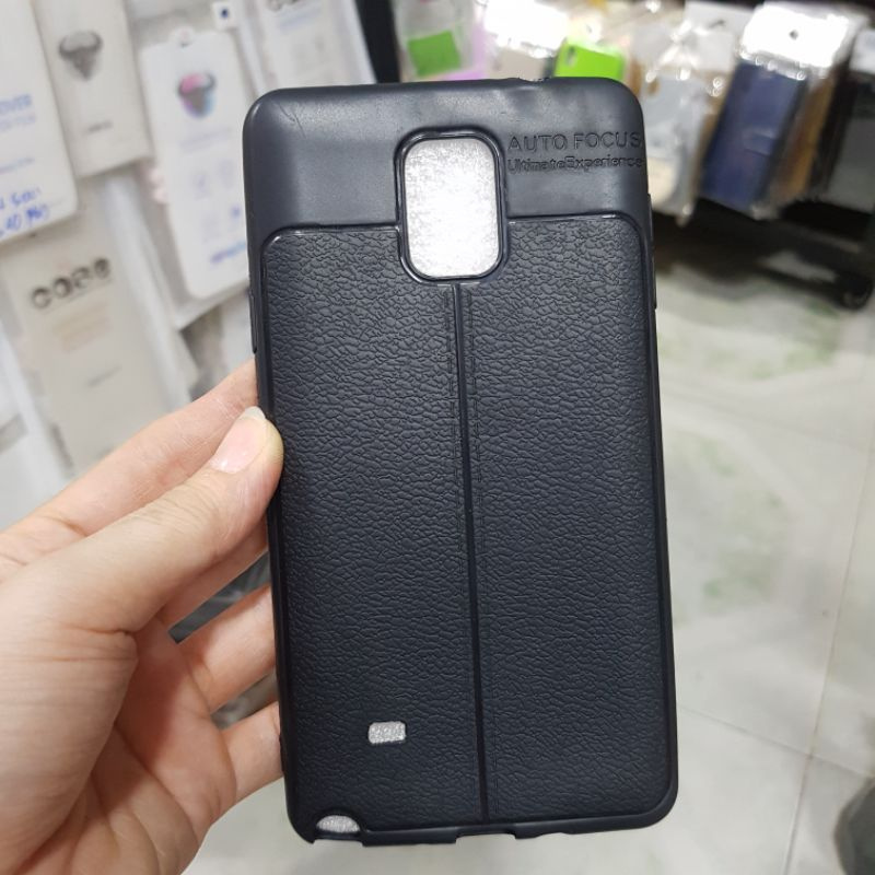 Ốp Samsung Note 3, Note 4,Note 5 dẻo kiểu da in logo