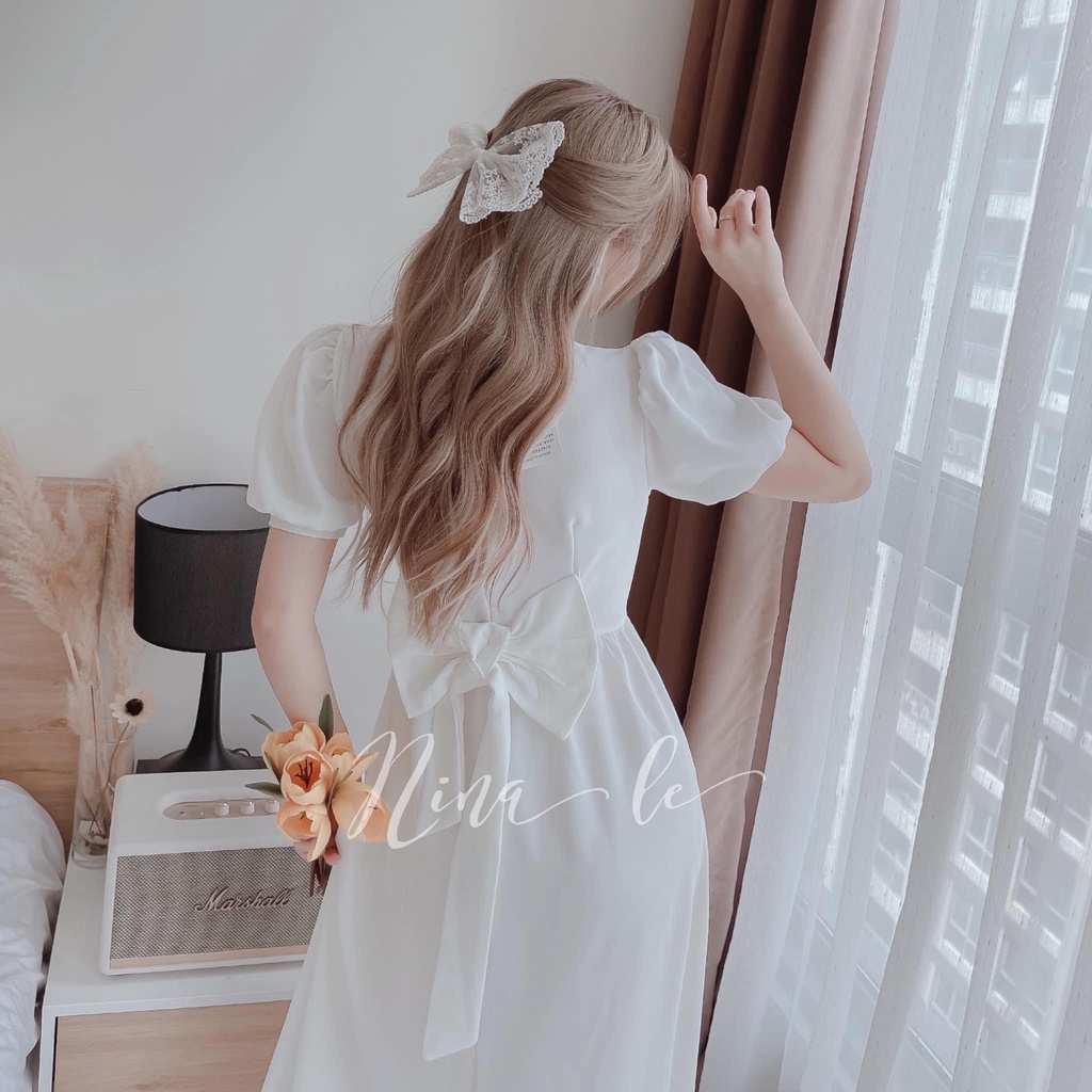 ĐẦM MIDI CHÉO NGỰC TRƠN 3 MÀU