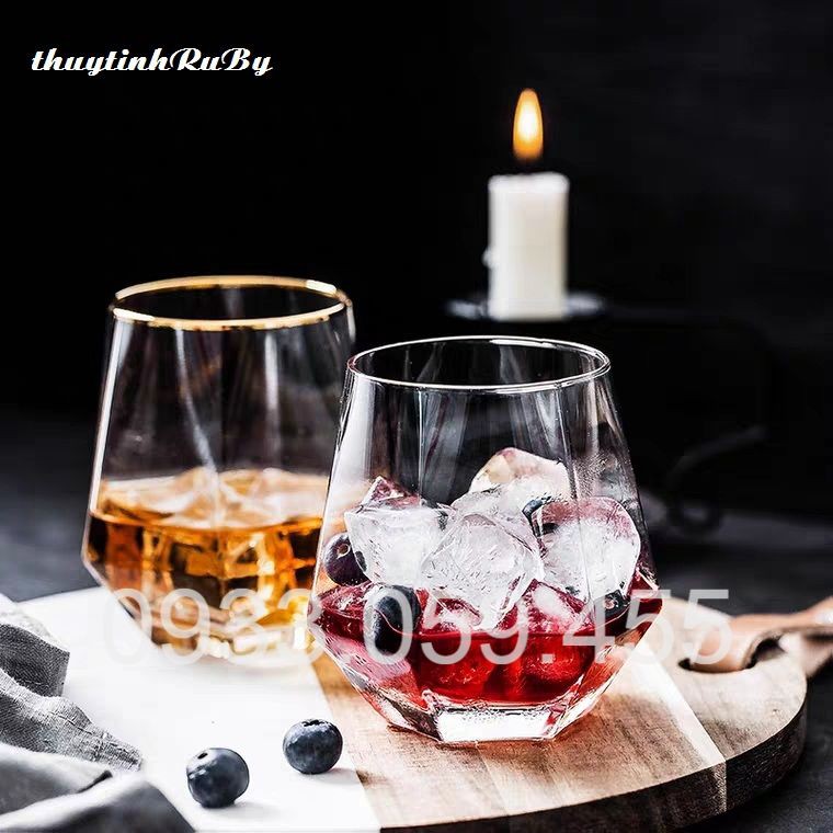 Ly rock kim cương pha lê uống whisky, cốc uống rượu tây mạnh | BigBuy360 - bigbuy360.vn