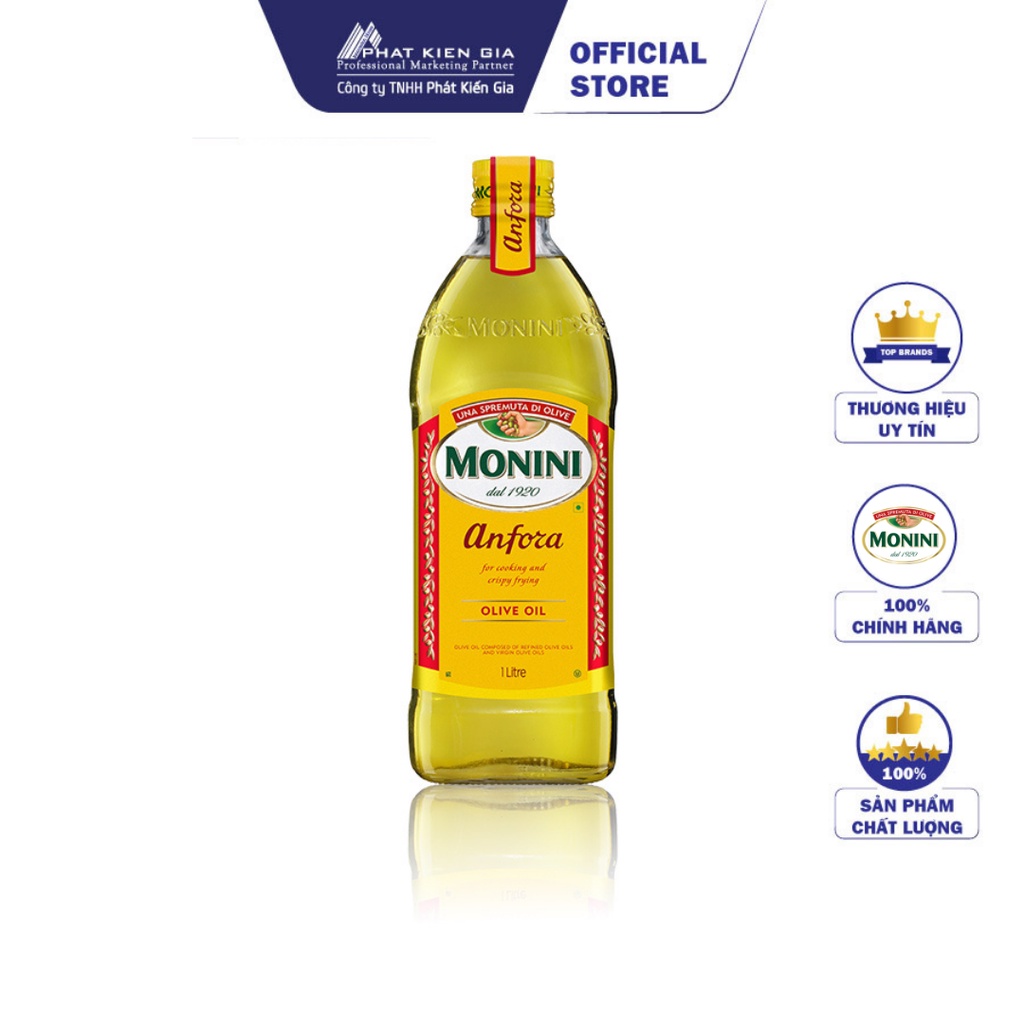 Dầu Oliu Monini Anfora 1L (Italy)