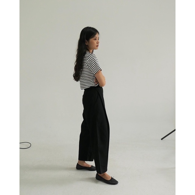 DE PLAGE - ÁO FRENCH STRIPED TAY NGẮN