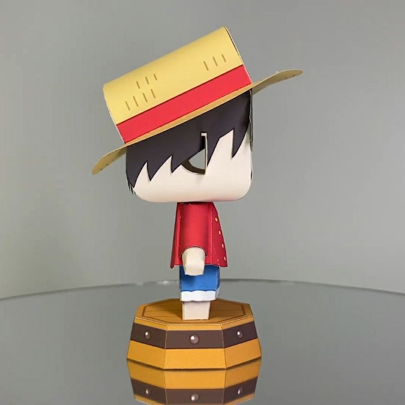 Mô hình giấy anime One Piece] chibi Luffy timeskip