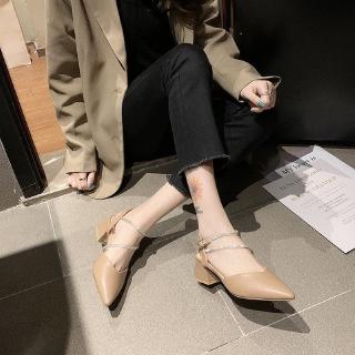 Giày Cao Gót Đế Vuông Thời Trang