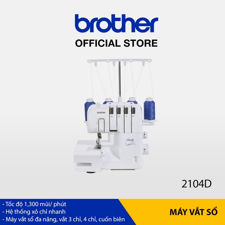 Máy vắt sổ Brother 2104D