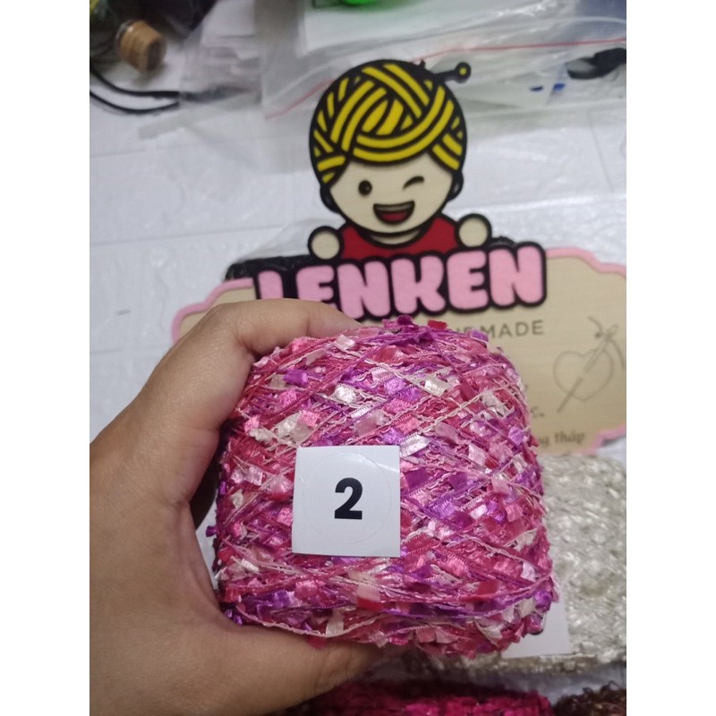 Sợi cờ bông cuộn 100g