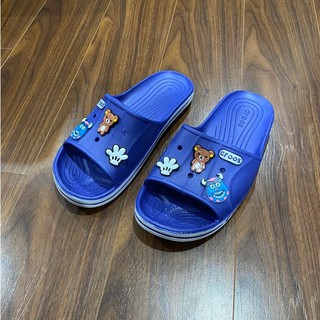 Dép crocs để mỏng, tặng kèm 6 sticker