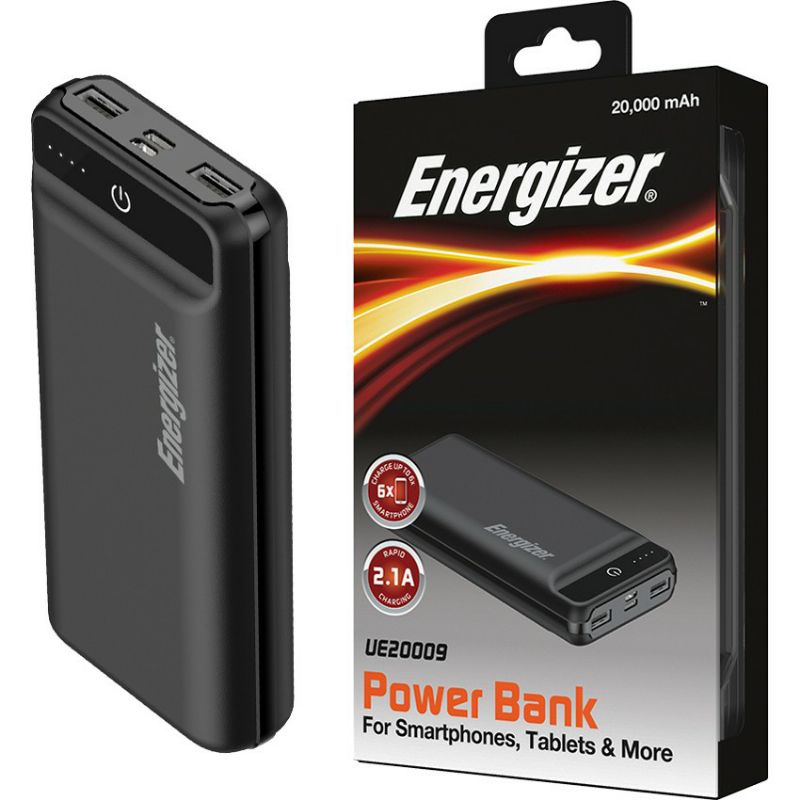Pin sạc dự phòng Energizer 20000mAh/3.7V UE20009BK