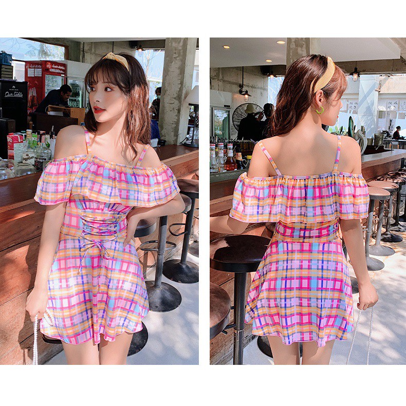 Đồ bơi nữ liền mảnh họa tiết caro mẫu mới về siêu đẹp - thời trang thể thao | BigBuy360 - bigbuy360.vn