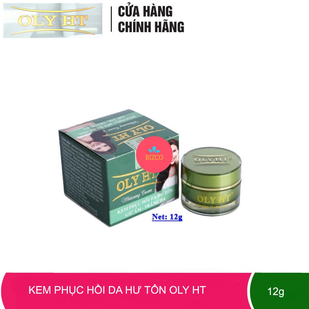 Kem giữ ẩm - Dưỡng trắng da - phục hồi da Oly HT 12g