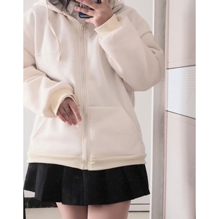 ( sẵn) Áo khoác thun trơn basic dáng rộng