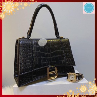 Túi nữ 💎FREESHIP💎 Túi xách nữ chữ B da rằn hàng siêu đẹp túi đeo vai đeo chéo xách tay đều được