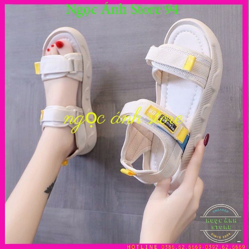 Dép quai hậu,sandal nữ đi học hàng quảng châu full size,sẵn 3 màu Ngọc Ánh store