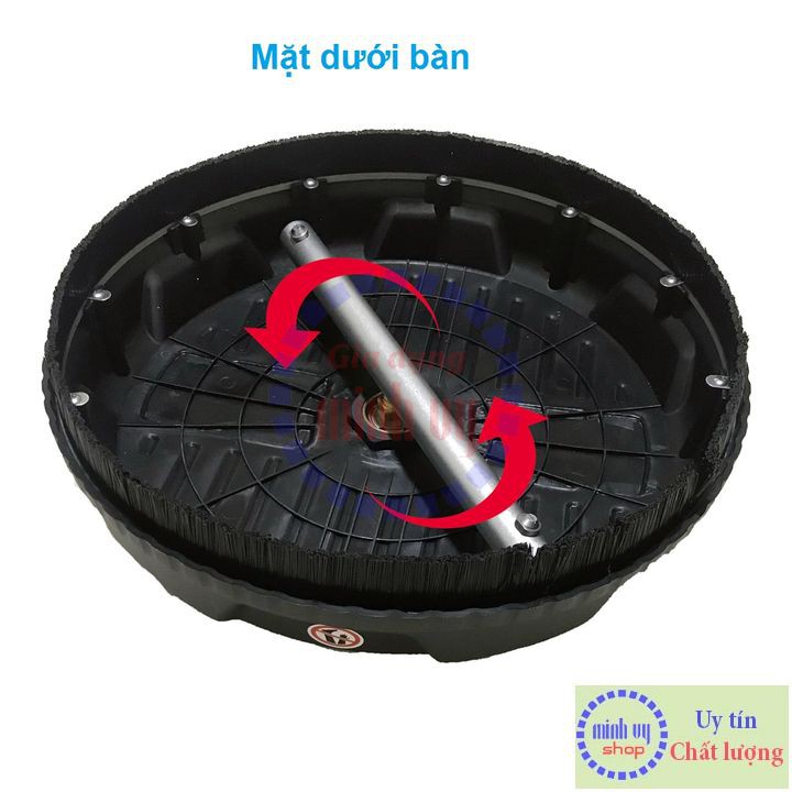 [15inch] Bàn chải xoay tự động phun cao áp vệ sinh sàn - 15inch  3600psi - bàn chải vệ sinh pin NLMT