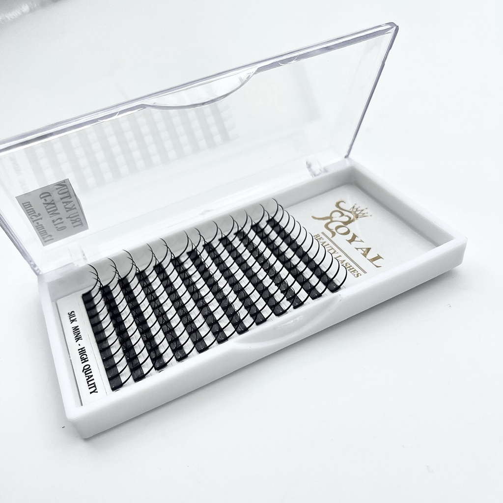 Mi Khay ROYAL EYELASH Trụ Katun Lông Chồn cao cấp  Độ Cong: C,CC,D