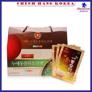 Nước Đông Trùng Hạn Thảo Sâm Núi Bio Hàn Quốc, Xách 30 gói x 70ml