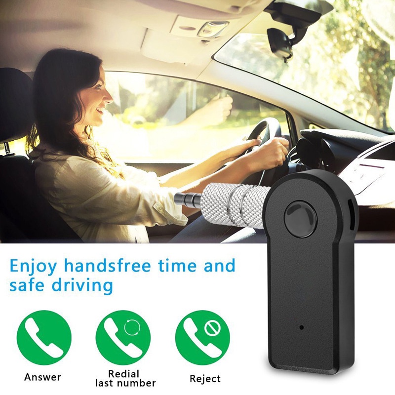 Thiết Bị Truyền Nhận Tín Hiệu Bluetooth 5.0 Không Dây 2 Trong 1 Giắc Cắm 3.5mm Cho Xe Hơi
