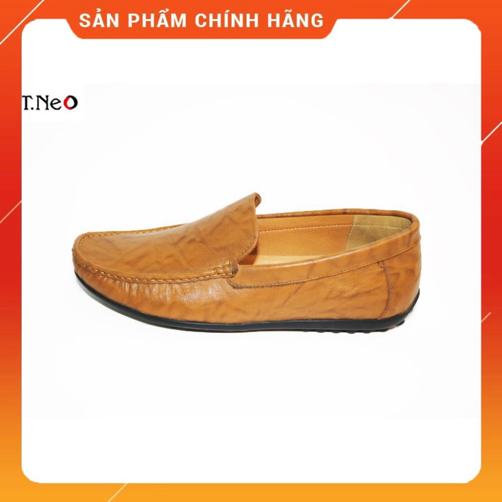 giày mọi nam da bò cao cấp màu vàng (gm60-va)