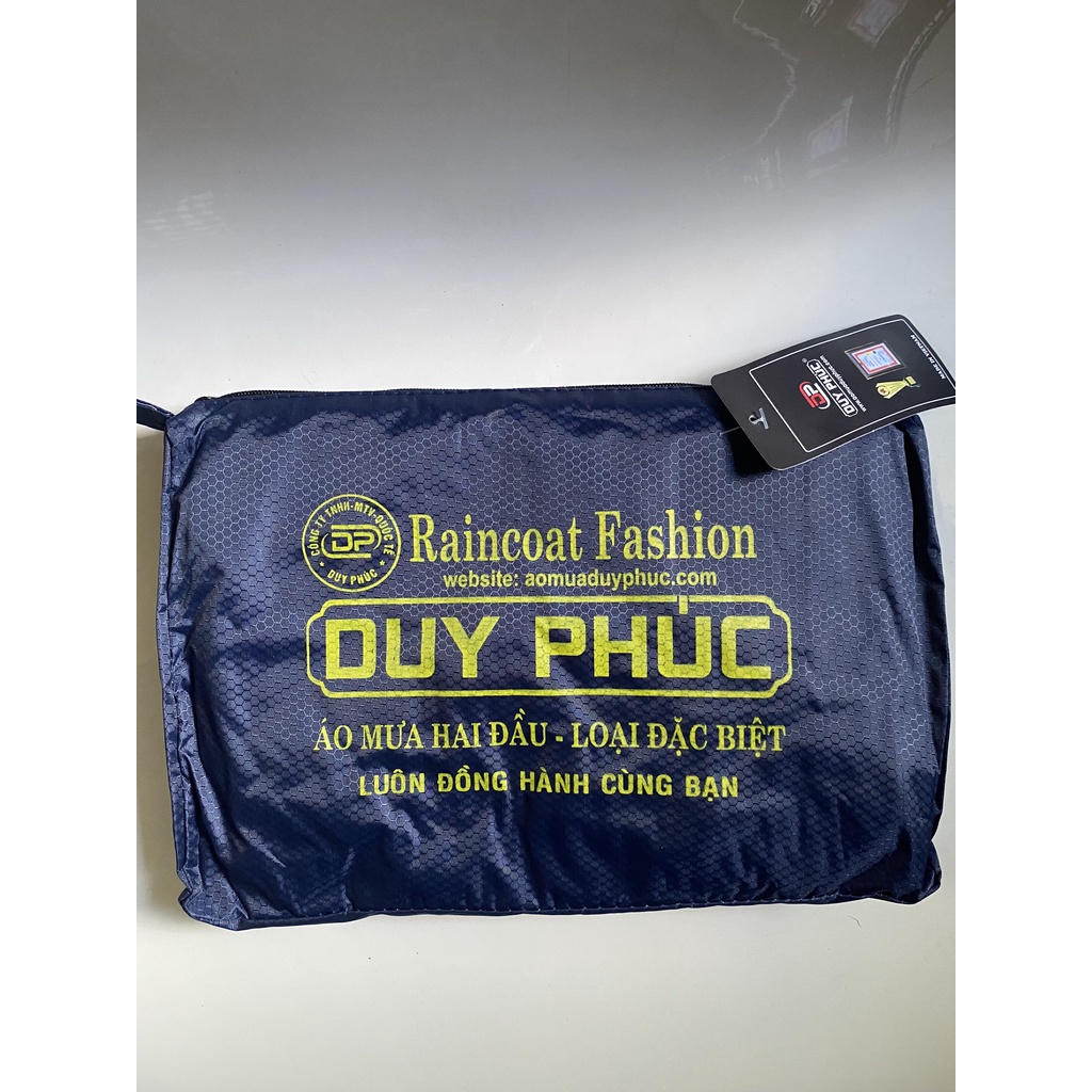 Áo mưa 2 đầu Duy Phúc chống thấm - vải dù siêu nhẹ