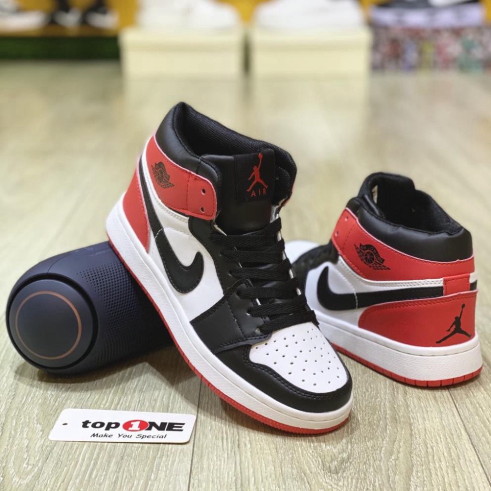 Giày 𝐉d 𝐜ổ 𝐜𝐚𝐨 ⚡️𝐅𝐑𝐄𝐄 𝐒𝐇𝐈𝐏⚡️ Giày đỏ đen cổ cao nam nữ hàng cao cấp full box bill] | BigBuy360 - bigbuy360.vn