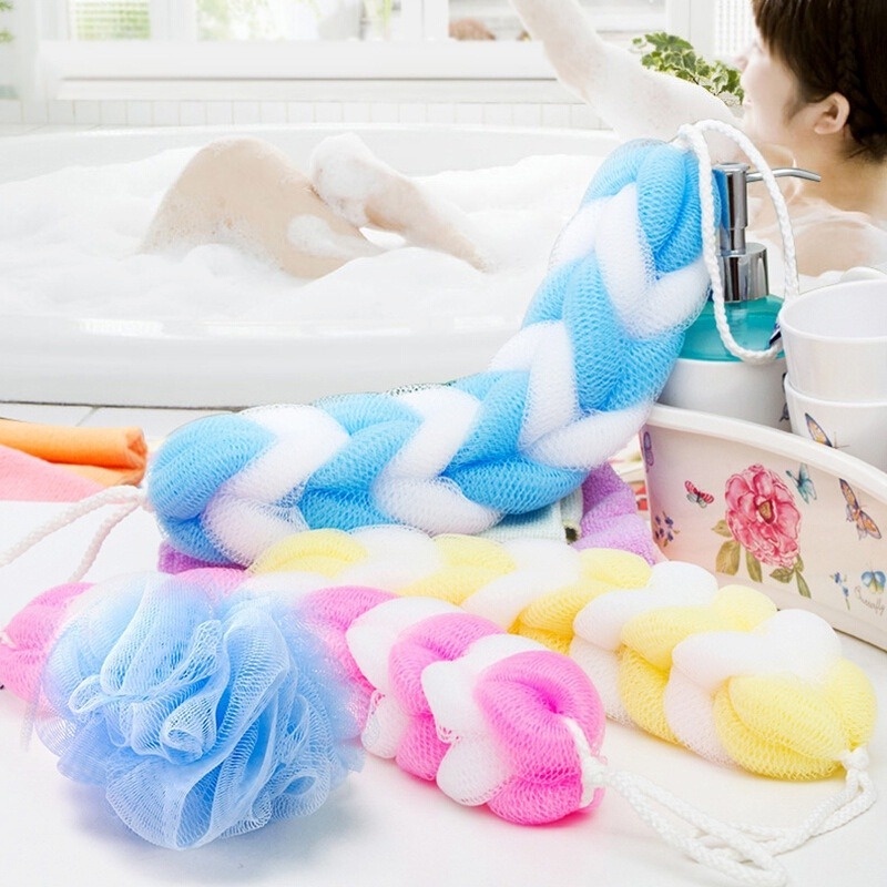 Khăn Tắm Mềm Mại Co Giãn Mát Xa Cơ Thể Dùng Cho Phòng Tắm