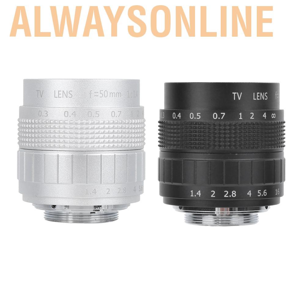 Ống Kính Thủy Tinh 50mm F1.4 C Cho Máy Ảnh Cctv