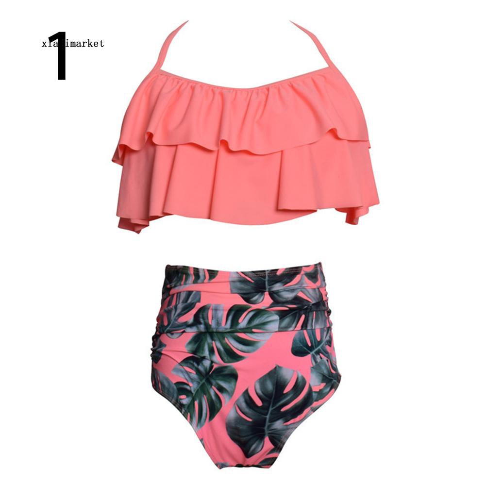 Bộ bikini hoa 2 mảnh xinh xắn cho mẹ và bé | BigBuy360 - bigbuy360.vn