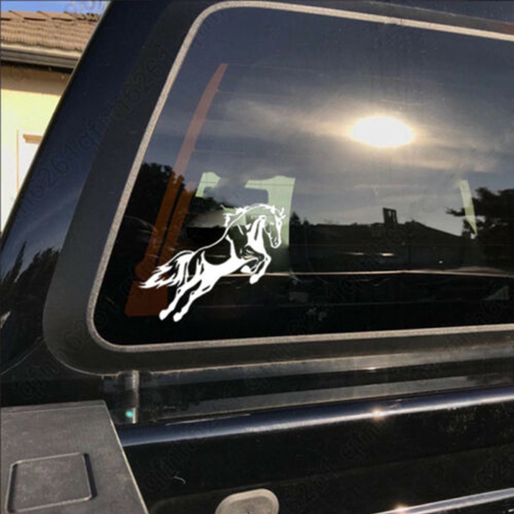 Sticker dán thân xe hơi trang trí hình ngựa phi