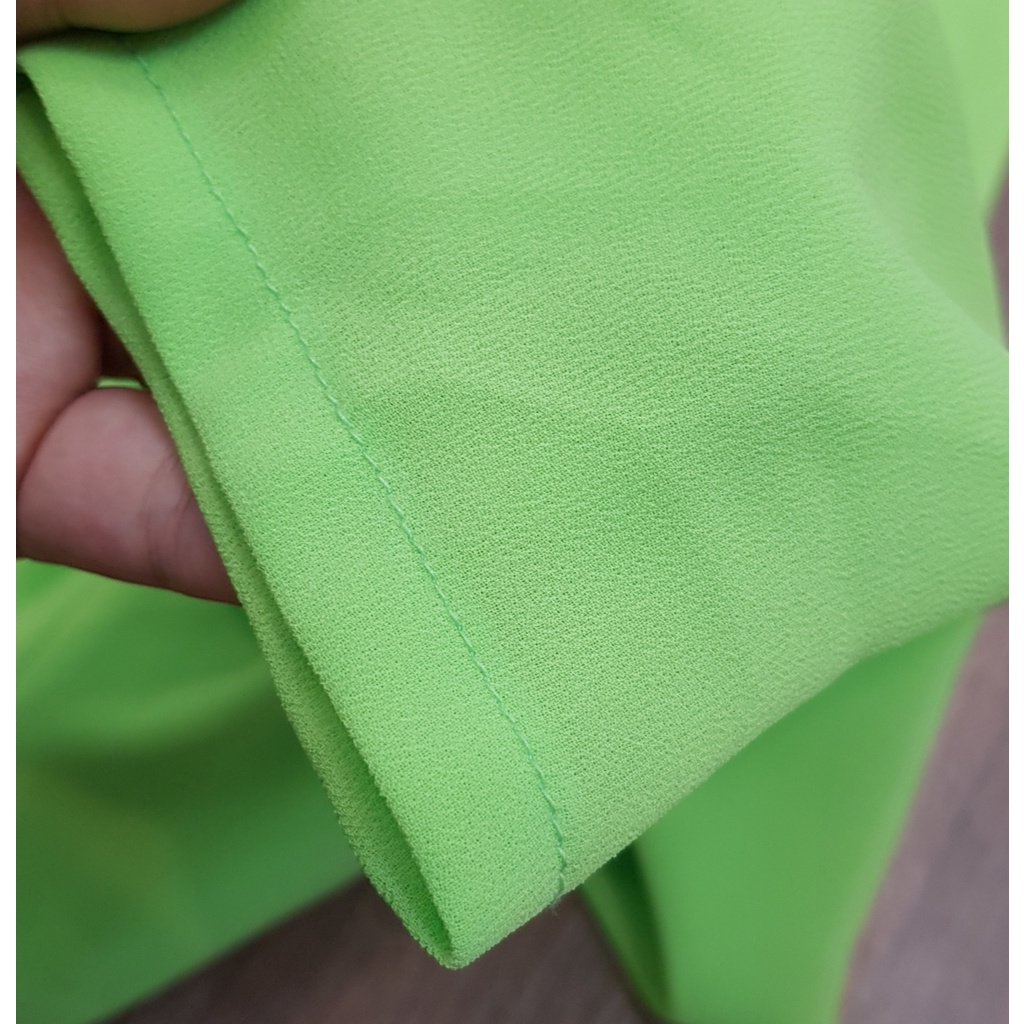 Ao Dài Truyền Thống Vải Chifon 4 Tà Màu Xanh Chuôi - Ao dài Min | BigBuy360 - bigbuy360.vn