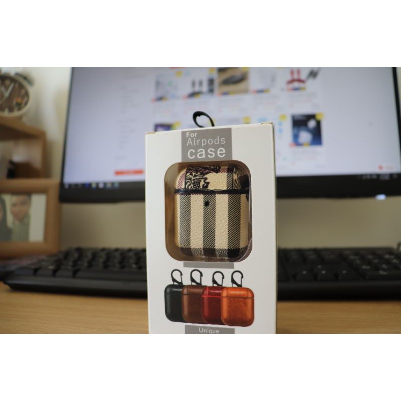 Bao da airpods logo nike, adidas hàng Unique design