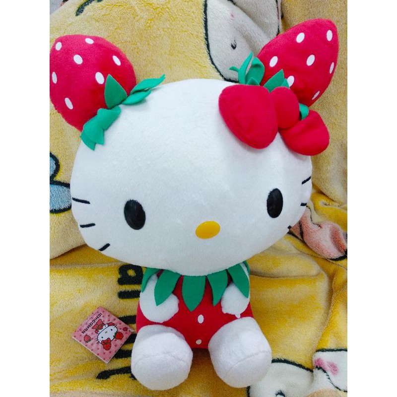 THANH LÝ GẤU BÔNG HELLO KITTY TEM MẠC ĐẦY ĐỦ 40CM-HÀNG NHẬT