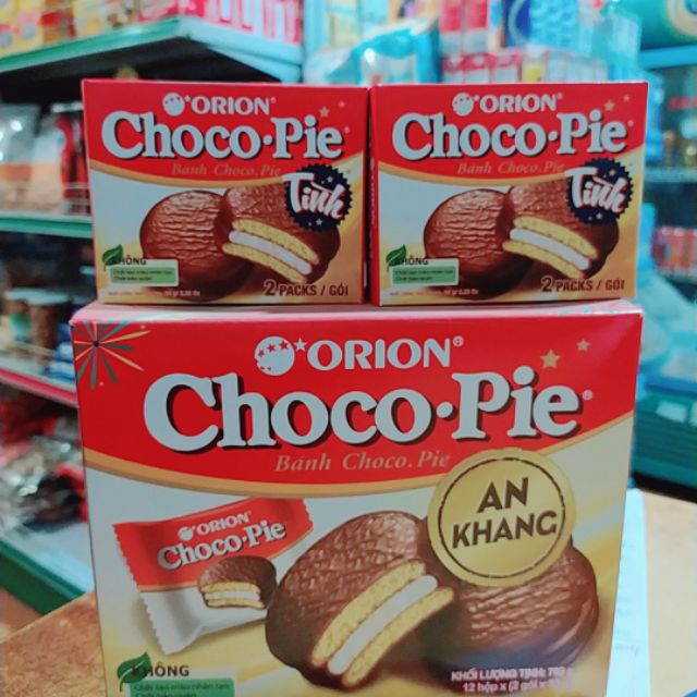 2 HỘP BÁNH CHOCOPIE ORION HỘP 2 CHIẾC 66 GAM /1 HỘP