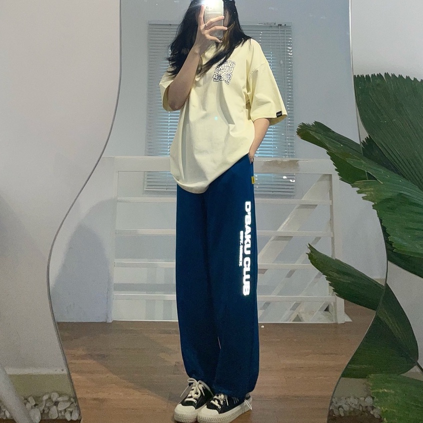 Quần dài D'BAKU BASIC LOGO &amp; D'BAKU CLUB (Phản Quang) - tặng kèm túi Tote