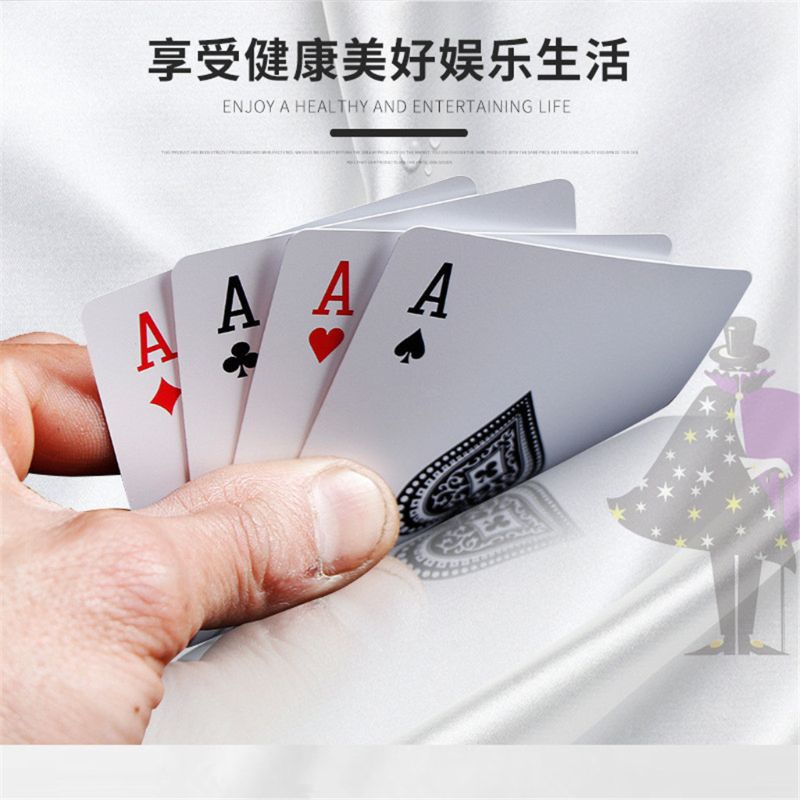 Bộ Bài Poker Bằng Nhựa Dẻo Chống Thấm Nước Chất Lượng Cao