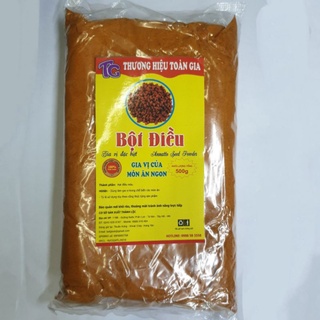 Bột điều gói 500g- gia vị tạo màu sắc đẹp, hấp dẫn cho món ăn
