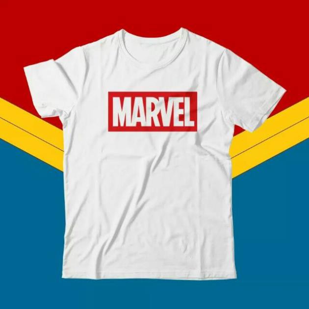 HOT- Áo Thun Phông Logo MARVEL In Tại Shop S018 - mẫu mới